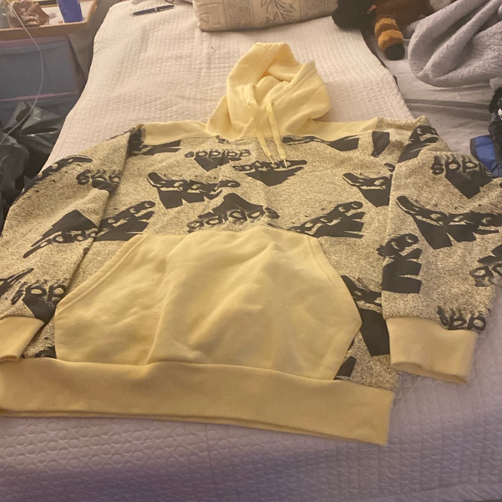 Adidas, hooded sweatshirt, pullover, mint condition, size medium